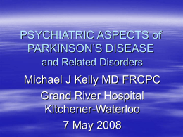 Parkinson's Disease: Epidemiology