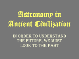 Astronomy in Civilization and contributing scientists. ppt