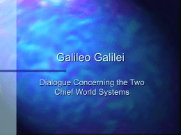 Galileo Galilei - TCNJ | The College of New Jersey