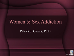 Women & Sex Addiction