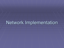 Network Implementation - Welcome to Medgar Evers …