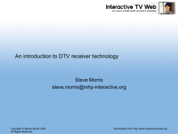 DTV receiver technology – an introduction