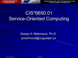 Service-Orinted Computing