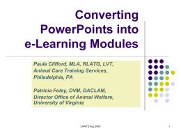 Converting PowerPoints into e