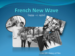 French New Wave - Cleveland State University