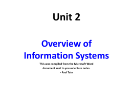 Unit 2 - The Department of Correctional Services, Jamaica