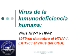 Virus de la Inmunodeficiencia humana: