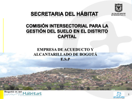 Diapositiva 1 - Empresa de Acueducto de Bogot&#225