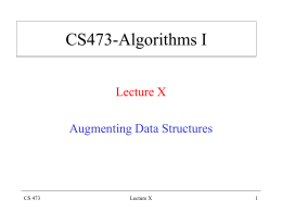 CS473-Algorithms I - Bilkent University