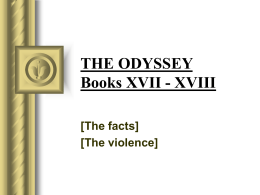 THE ODYSSEY Books XVII