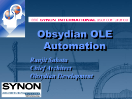 Obsydian OLE Automation