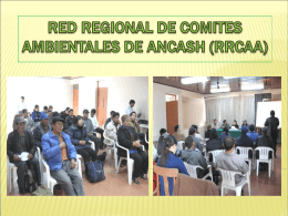 RED REGIONAL DE COMITES AMBIENTALES DE ANCASH …