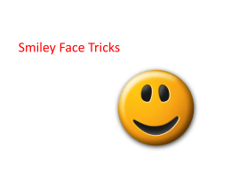 Smiley Face Tricks - Clark Pleasant Community School Corp