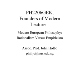 PH2206, Lecture 1