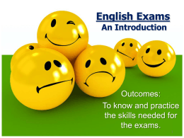 Y10 Exams An Introduction - Netherhall Learning Campus