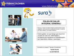 Diapositiva 1 - FEBANCOLOMBIA