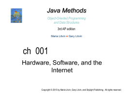 Java Methods 3rd AP edition