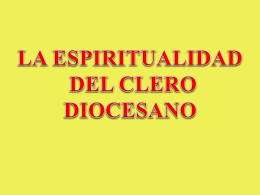 La Espiritualidad Diocesana