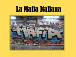 La Mafia Italiana - The Post Primary Languages Initiative