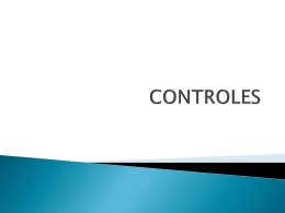 CONTROLES - El Blog como escenario de actividades …