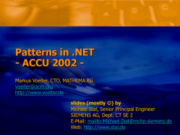 Patterns in .NET