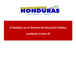 Diapositiva 1 - Transformemos Honduras