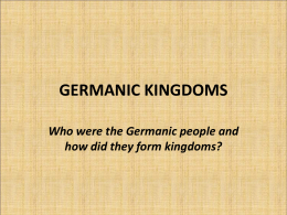 GERMANIC KINGDOMS