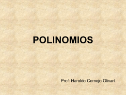 POLINOMIOS - Haroldo Cornejo Olivari