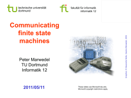 Communicating finite state machines - IUMA