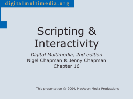 Scripting & Interactivity