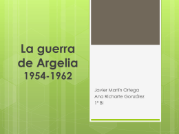 La guerra de Argelia 1954-1962