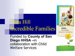 Vista Hill Incredible Families