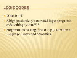 LogicCoder The Automated Code Generator