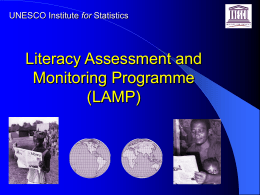 Literacy Assessment and Monitoring Programme (LAMP)