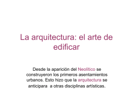 La arquitectura: el arte de edificar