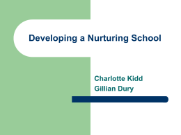 Developing a Nurturing School