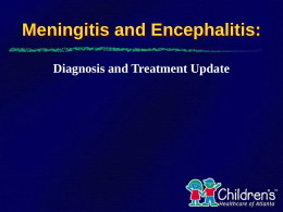 Meningitis . ppt - Emory University Department of Pediatrics