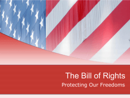 The Bill of Rights - Mesa Public Schools