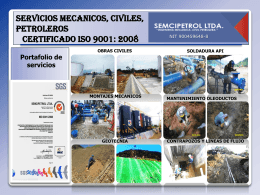 Diapositiva 1 - SEMCIPETROL LTDA