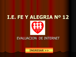 I.E. FE Y ALEGRIA