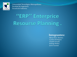 ERP’’ Enterprice Resourse Planning .