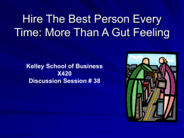 Hire The Best Person Every Time