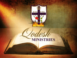 RECOGNITION - Qodesh Ministries