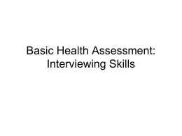 Basic Health Assessment - Excellent resources for Nurse