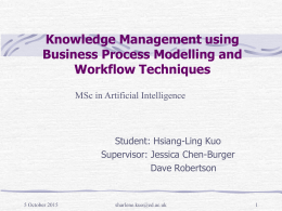 Knowledge Management using Business Process …