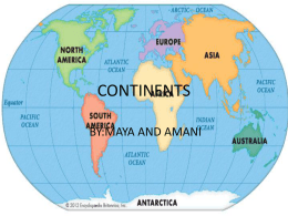 CONTINENTS - Wikispaces