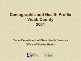 2001_Webb_County_Profile - Texas Department of State