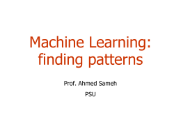 DM2: Introduction to Machine Learning
