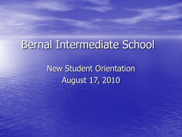 Bernal Intermediate School