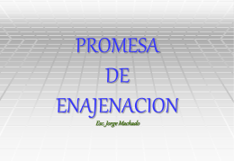 PROMESA DE ENAJENACION - Estudio Notarial Machado